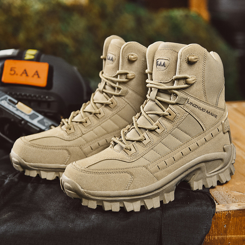 2024🔥Men's Waterproof Outdoor Puncture Resistant Combat Boots (Upgraded Durability)