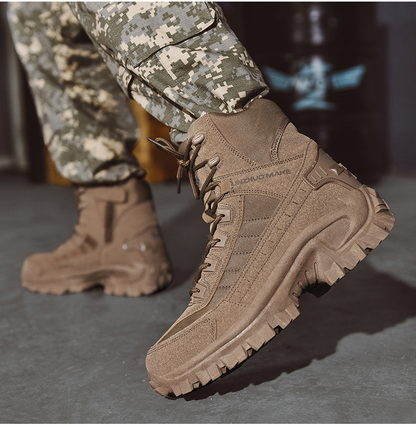 2024🔥Men's Waterproof Outdoor Puncture Resistant Combat Boots (Upgraded Durability)
