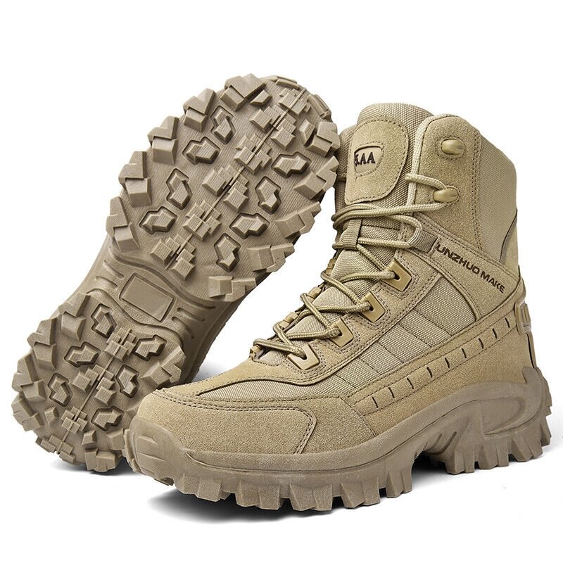 2024🔥Men's Waterproof Outdoor Puncture Resistant Combat Boots (Upgraded Durability)