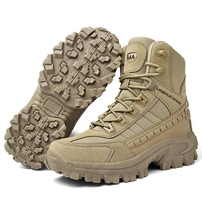 2024🔥Men's Waterproof Outdoor Puncture Resistant Combat Boots (Upgraded Durability)