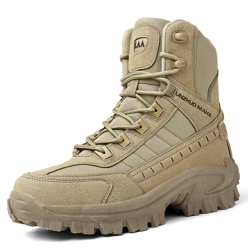 2024🔥Men's Waterproof Outdoor Puncture Resistant Combat Boots (Upgraded Durability)