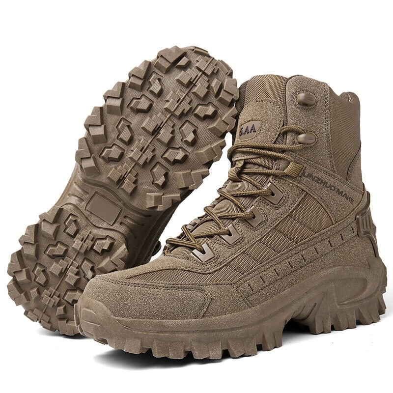 2024🔥Men's Waterproof Outdoor Puncture Resistant Combat Boots (Upgraded Durability)