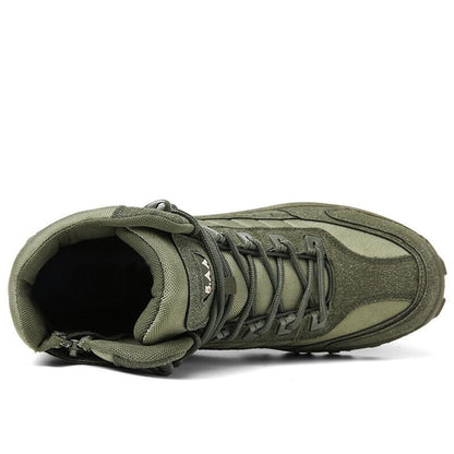 2024🔥Men's Waterproof Outdoor Puncture Resistant Combat Boots (Upgraded Durability)