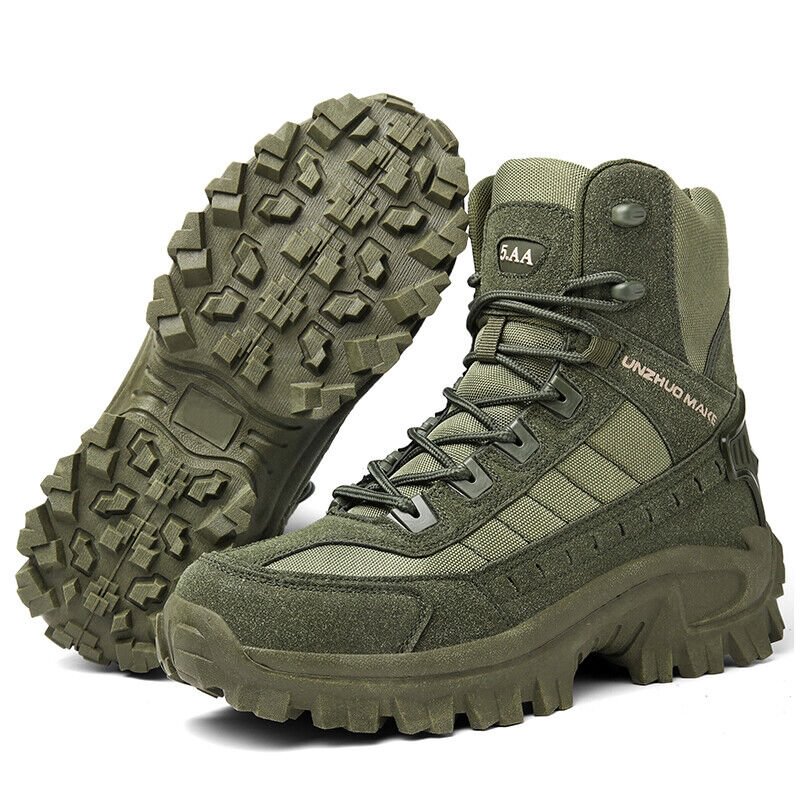 2024🔥Men's Waterproof Outdoor Puncture Resistant Combat Boots (Upgraded Durability)