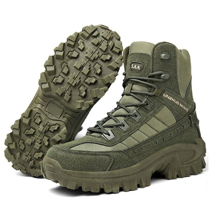 2024🔥Men's Waterproof Outdoor Puncture Resistant Combat Boots (Upgraded Durability)