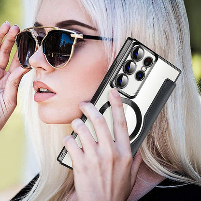 🔥time-limited discount🔥📱2025 New Leather Textured Flip Phone Case For Samsung S22 / 23 / 24 / 25 Series