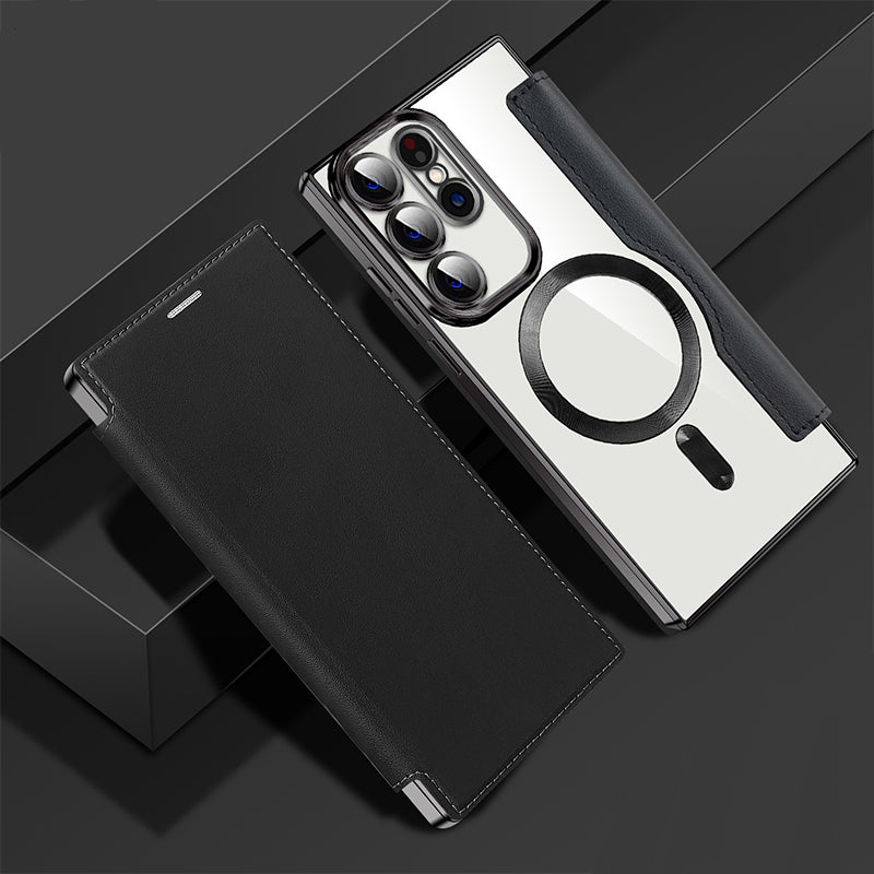 🔥time-limited discount🔥📱2025 New Leather Textured Flip Phone Case For Samsung S22 / 23 / 24 / 25 Series