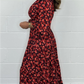 🎁Limited time 50% OFF⏳✨️Women Printed Sexy Deep V-neck Dress