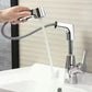 💦1 Hole Bathroom Faucet with Pull Out Sprayer🚰
