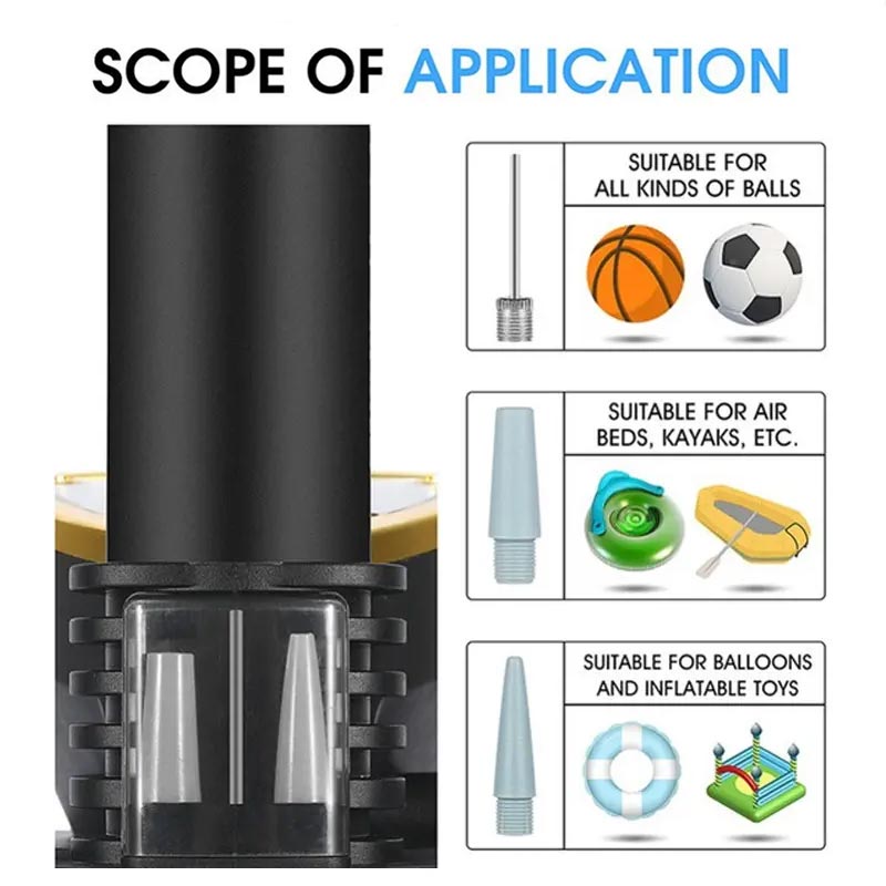 Air Pump with Pressure Gauge