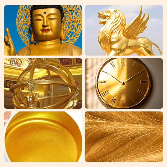🔥 Special Offers 50% OFF🔥 Water Based Gold Leaf Paint For Art, Painting, Handcrafts