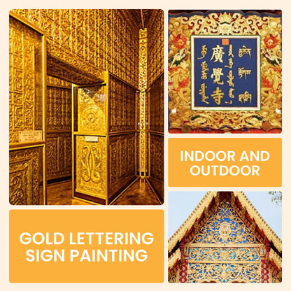 🔥 Special Offers 50% OFF🔥 Water Based Gold Leaf Paint For Art, Painting, Handcrafts