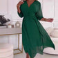 🔥2025 HOT SALE🎉 Women's V-neck Lightweight Chiffon Dress