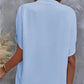 🌈2025 New Product🔥Women's V-neck solid color short sleeve top
