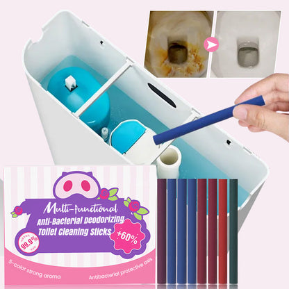 French Perfume Multi-effect Anti-Bacterial and Deodorizing Toilet Cleaning Sticks