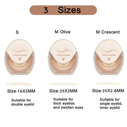 🔥Glue-Free Invisible Double Eyelid Sticker (120 Strips / Pack)