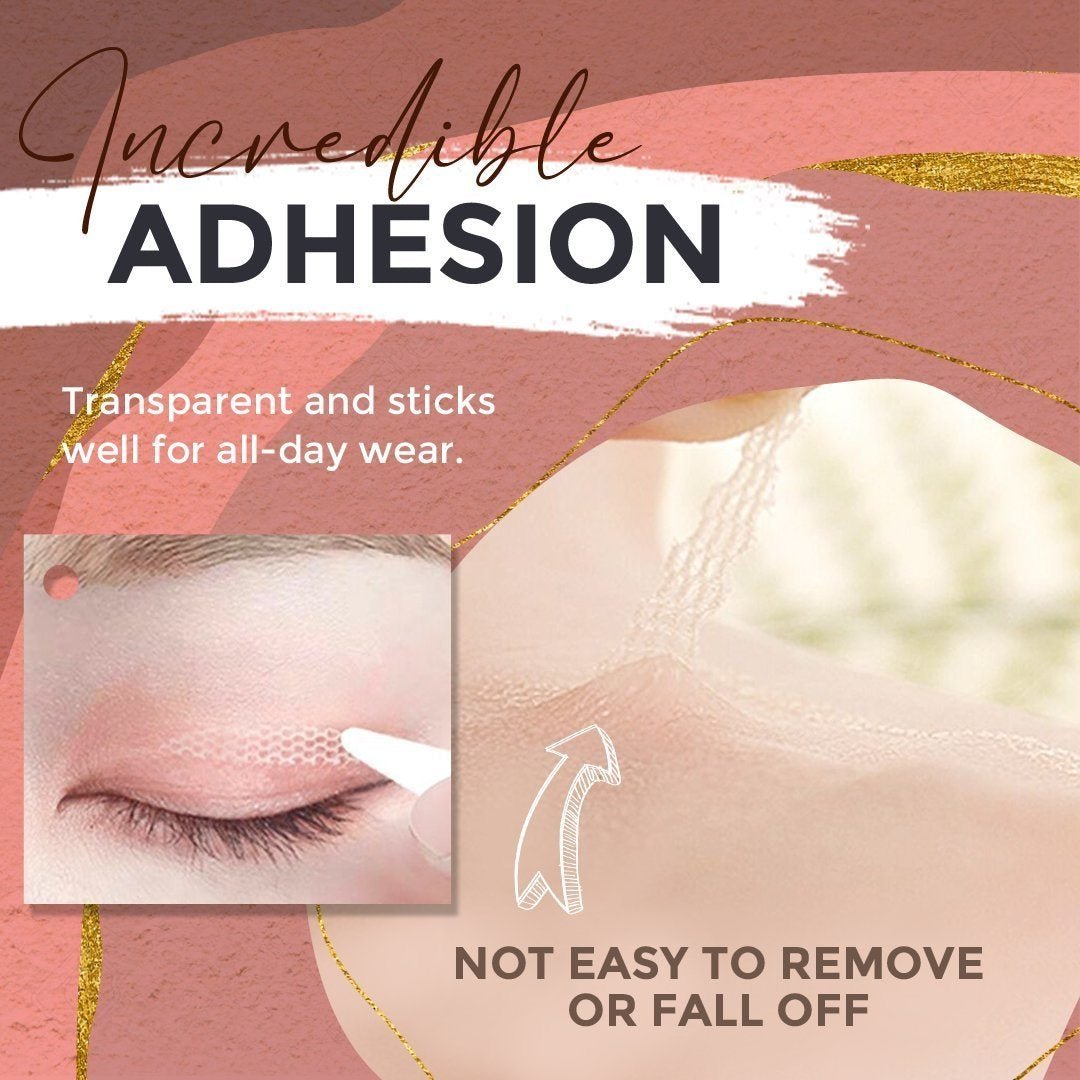 🔥Glue-Free Invisible Double Eyelid Sticker (120 Strips / Pack)