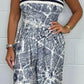🎁HOT SALE 50% OFF🎁 Strapless Printed Pleated Jumpsuit – Chic, Elegant, and Effortlessly Stylish!