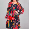 🌷Limited Time 50% OFF💞Long Sleeve Round Neck Lightweight Floral Dress