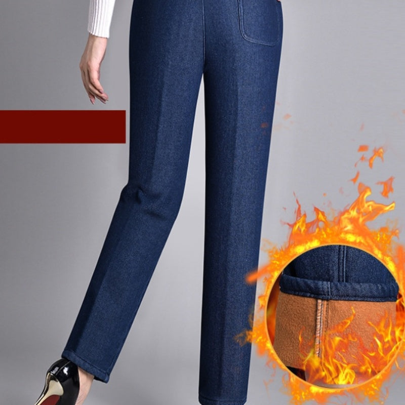 🍁New for autumn✨ Side-Pocket Full Elastic Waist Jeans