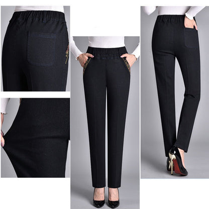 🍁New for autumn✨ Side-Pocket Full Elastic Waist Jeans
