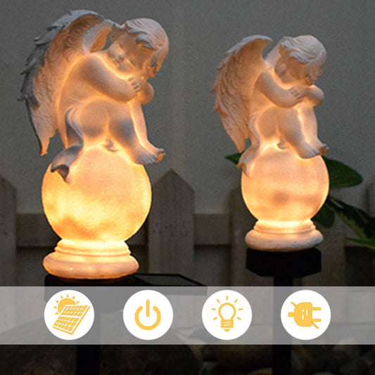 💞👼NEW HOT SALE 💞Solar-Powered Angel Statue Garden Decor Lights