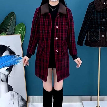 Women's Plush Thick Mid Length Jacket Coat 💖 Free shipping 💖