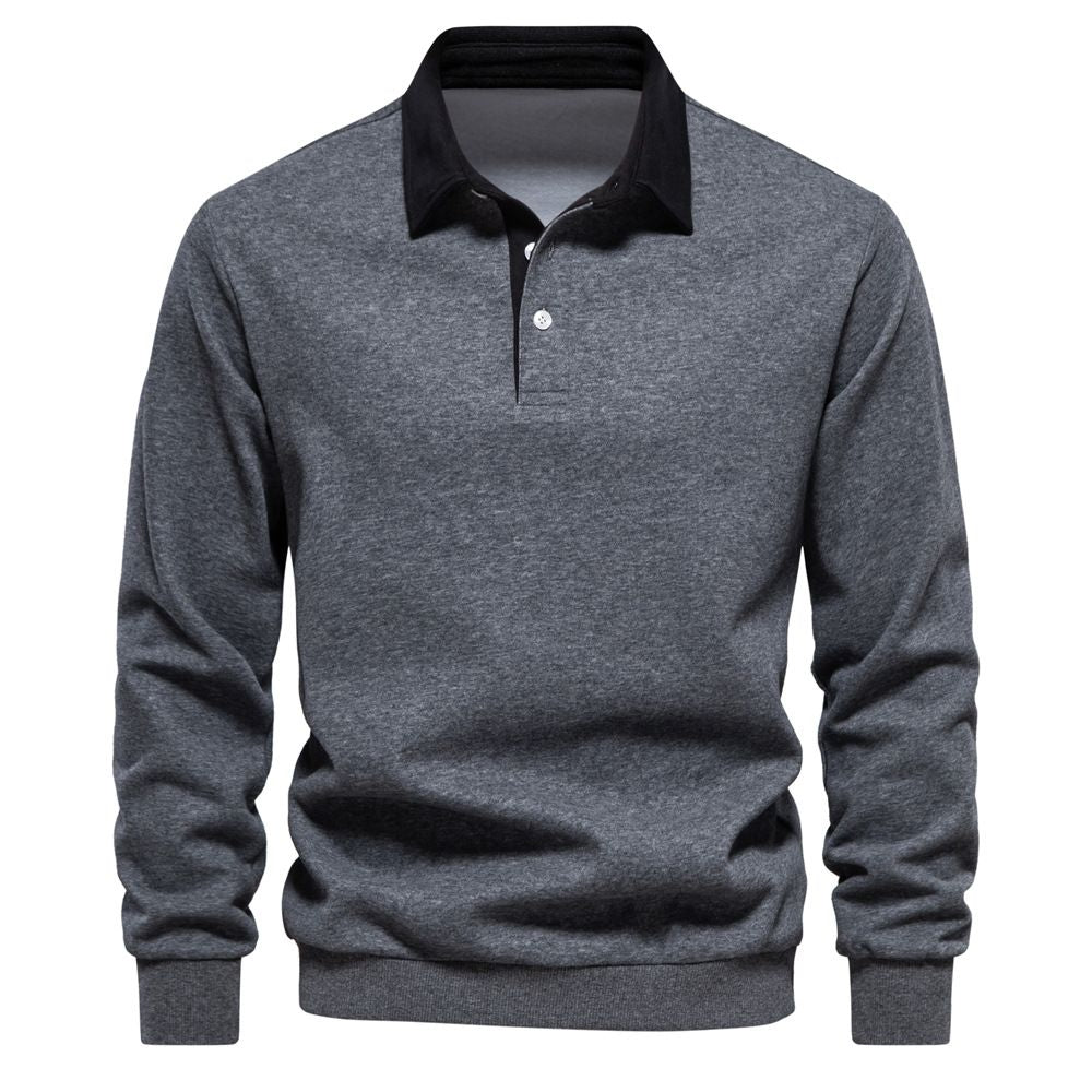 🔥Hot Sales - 46% OFF🔥Men's Autumn Casual Long-sleeve Lapel Sweatshirt