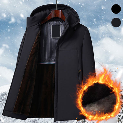 ❄️Clearance Sale❄️Men’s Thermal Thick Hooded Parka Coat