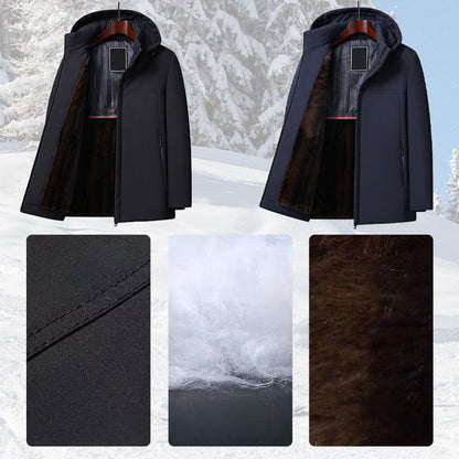 ❄️Clearance Sale❄️Men’s Thermal Thick Hooded Parka Coat