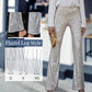 🔥2025  Special Gifts🔥Diva Sequin High Rise Elastic Waist Flare Pants