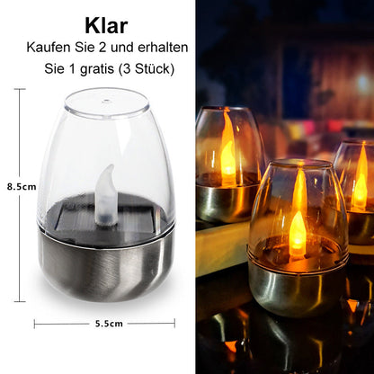 Solarbetriebene LED-Kerzenlichtlampe