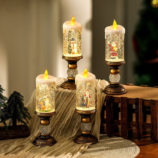 🎅Hot Promotion 40% Off🎅Christmas Candle Night Light🕯️