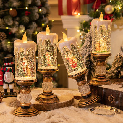 🎅Hot Promotion 40% Off🎅Christmas Candle Night Light🕯️