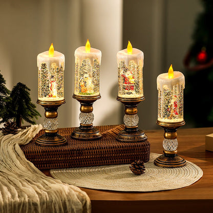 🎅Hot Promotion 40% Off🎅Christmas Candle Night Light🕯️