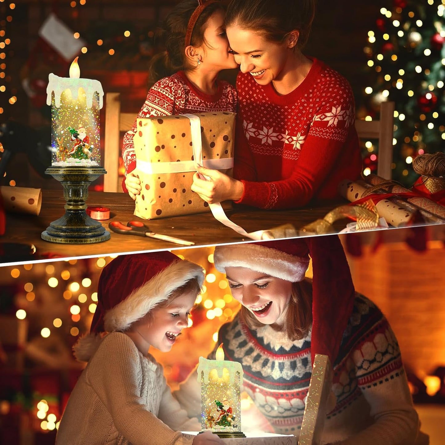 🎅Hot Promotion 40% Off🎅Christmas Candle Night Light🕯️