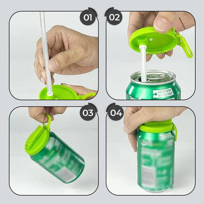 🔥Hot Promotion 49% OFF🍹🍹Soda Can Lid with Straw for Kids
