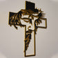🏡ON SALE 50% OFF🔥✝️Metal Jesus and Cross Wall Art: Christian Home Decor🎄