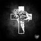 🏡ON SALE 50% OFF🔥✝️Metal Jesus and Cross Wall Art: Christian Home Decor🎄