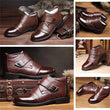 Men's Warm Faux Fur lined Ankle Snow Business Boots