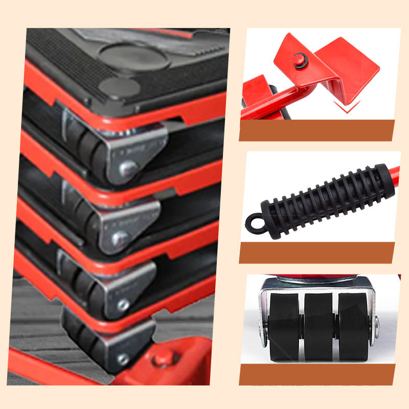 Convenient Moving Triangular Omnidirectional Caster Set