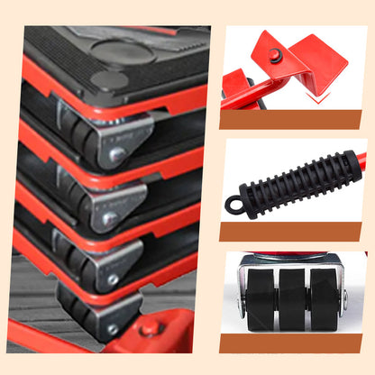 Convenient Moving Triangular Omnidirectional Caster Set