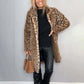 🎉Winter Hot Sale 50% Off🌹Women's Leopard Print Mid-Length Jacket