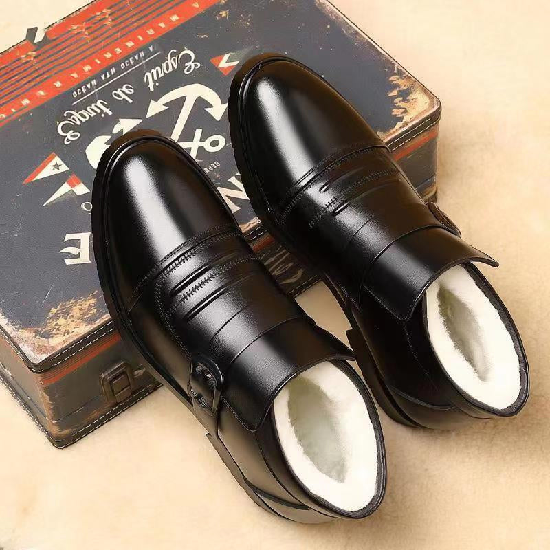 [Winter Gift] 💥GET 50% OFF💥Men's Warm Casual Leather Shoes