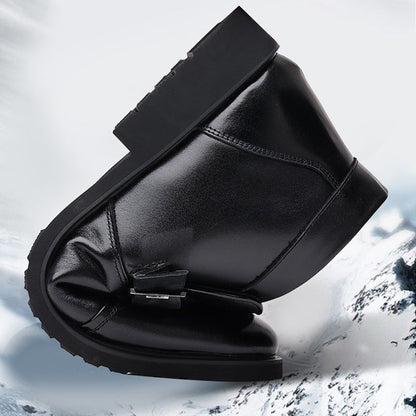 [Winter Gift] 💥GET 50% OFF💥Men's Warm Casual Leather Shoes