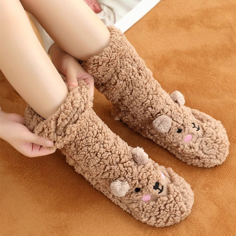 💓Winter Sale 49% OFF🔥Cute Extra-Thick Soft Cozy Home Socks