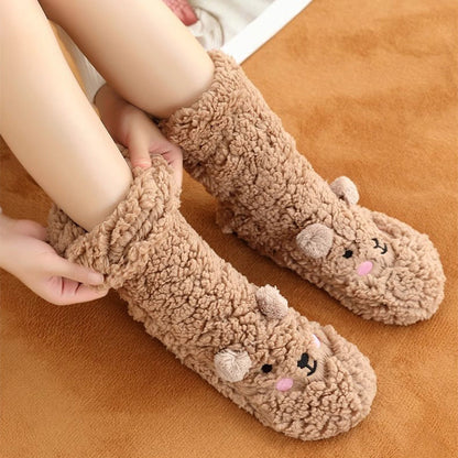 💓Winter Sale 49% OFF🔥Cute Extra-Thick Soft Cozy Home Socks