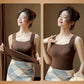 📢50%  OFF!⏰Women’s U-Neck Thermal Tank with Built-In Bra – Warm, Supportive & Braless Comfort ❄️❤️