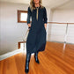 🎀Limited Sale 50% OFF🎀Women’s Casual Solid Color Round-neck Dress with Pockets