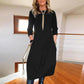 🎀Limited Sale 50% OFF🎀Women’s Casual Solid Color Round-neck Dress with Pockets